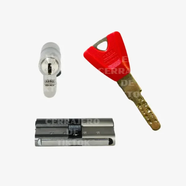 Cilindro Keso Premium plata con llave