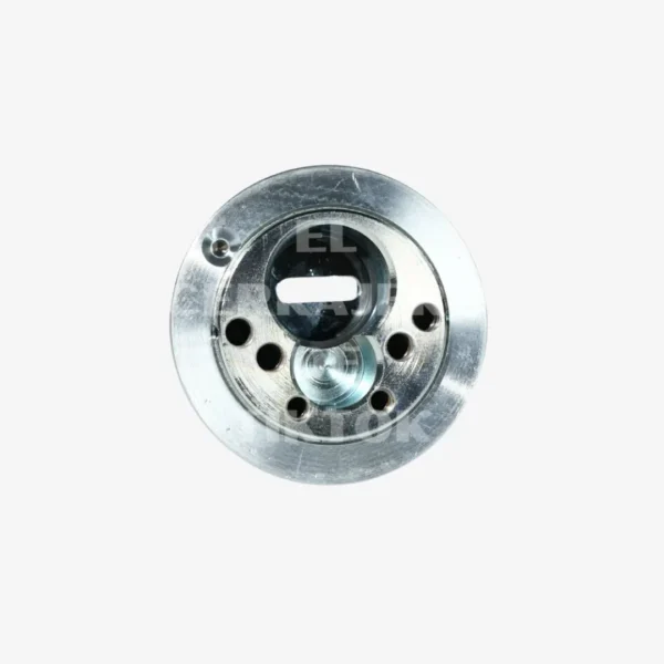 Escudo BASIC de seguridad DISEC redondo plata