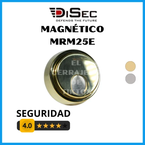 Escudo MAGNÉTICO REDONDO con LLAVE MAGNÉTICA DISEC de seguridad
