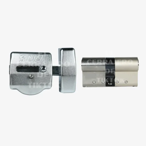 PACK de Seguridad Cerrojo EP50 de SAG más Bombín de seguridad KESO 8000 Omega 2 PREMIUM