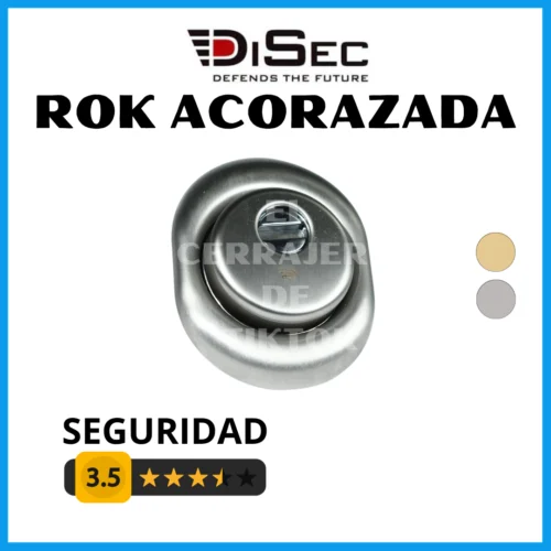 Escudo ROK DIERRE ACORAZADA DISEC de seguridad plata