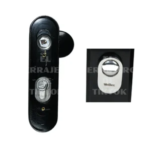 Escudo TRASTERO RF POMO DISEC de seguridad negro