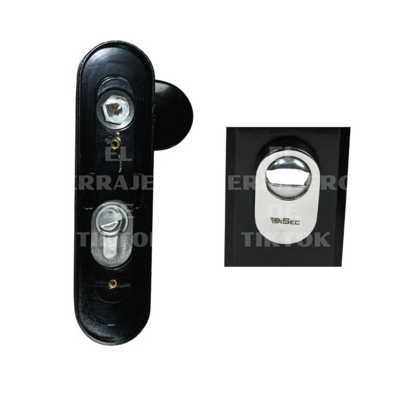 Escudo TRASTERO RF POMO DISEC de seguridad negro