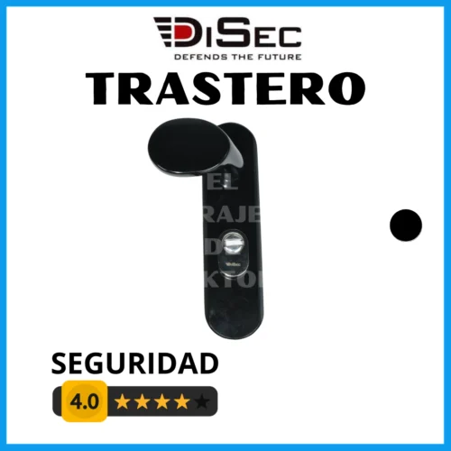 Escudo TRASTERO RF negro POMO DISEC de seguridad