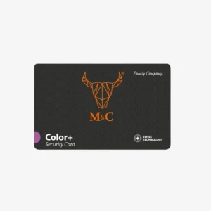 tarjeta de seguridad m&c color plus