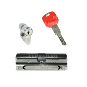Bombín de seguridad KABA EXPERT PLUS EXTREME plata con llave Bombín de seguridad KABA EXPERT PLUS EXTREME plata con llave