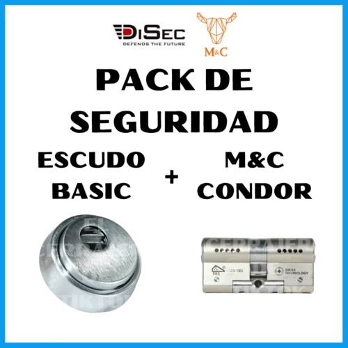 Pack de seguridad Escudo DISEC Basic + Bombín M&C CONDOR