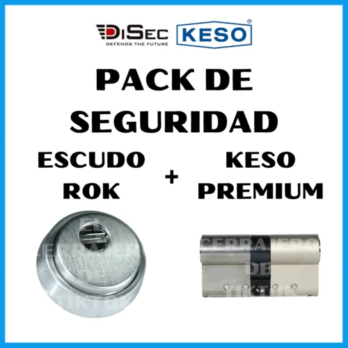 Pack de Seguridad Escudo DISEC ROK y Bombín KESO PREMIUM