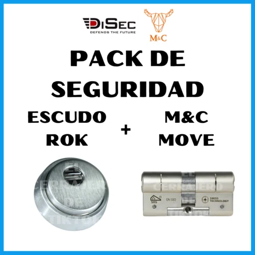 Pack Seguridad Escudo DISEC ROK + Bombín M&C MOVE