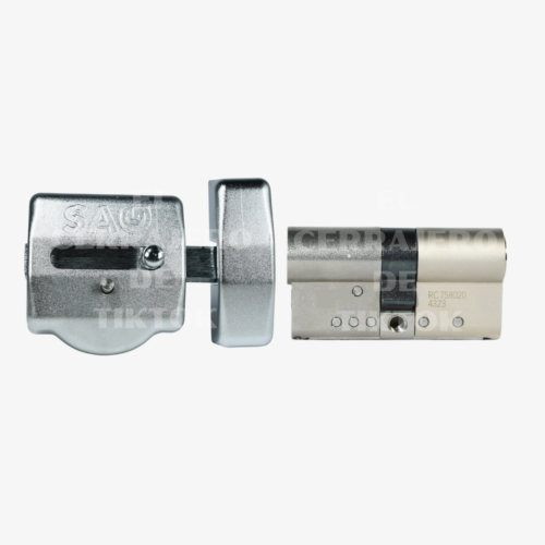 Pack de Seguridad Cerrojo SAG EP50 + Bombín KESO ULTRA