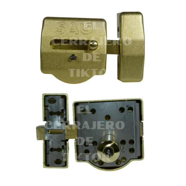 Cerrojo de seguridad SAG CSI Dorado