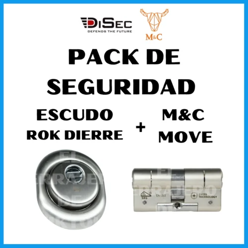 PACK SEGURIDAD Escudo Disec Rok Dierre + Bombín M&C Move