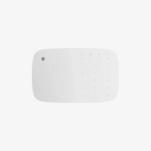 Ajax-Keypad-Combi-WH-Teclado-táctil-inalámbrico-con-sirena-integrada-y-lector-de-tarjetas