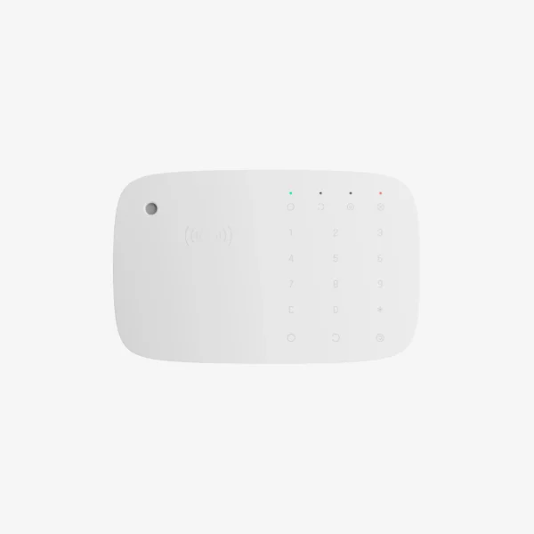 Ajax-Keypad-Combi-WH-Teclado-táctil-inalámbrico-con-sirena-integrada-y-lector-de-tarjetas